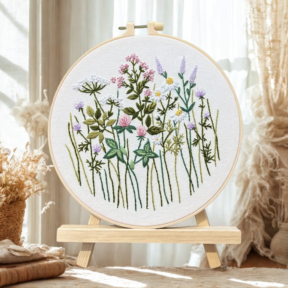 Floral DIY Embroidery Design: Water Cloud π§