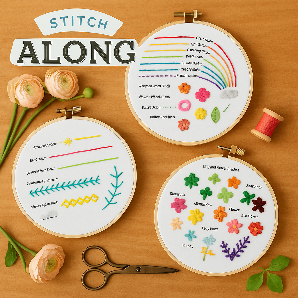 Essential Stitches Sampler Kit 1 - Stitch Along