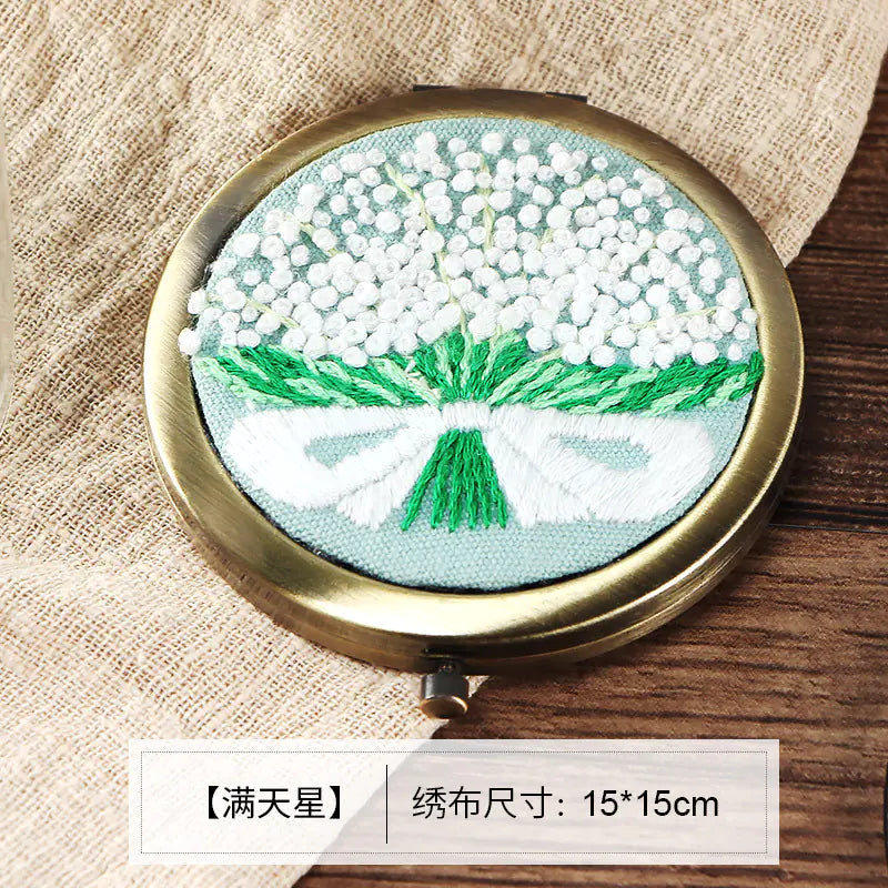 Starry Sky - DIY Embroidery Kit for Makeup Mirror