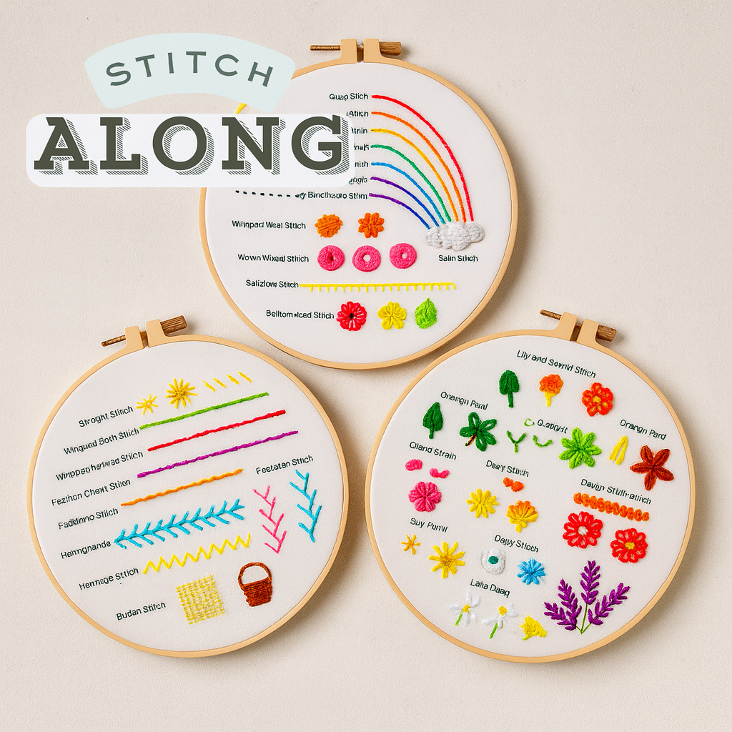 Essential Stitches Sampler Kit 1 - Stitch Along