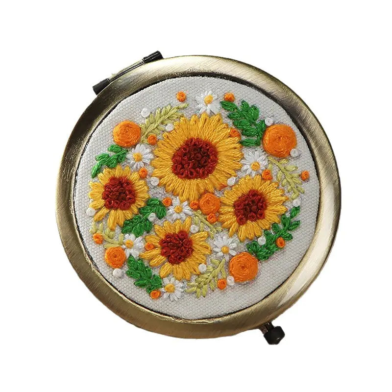 Xiangyang Flower - DIY Embroidery Kit for Makeup Mirror