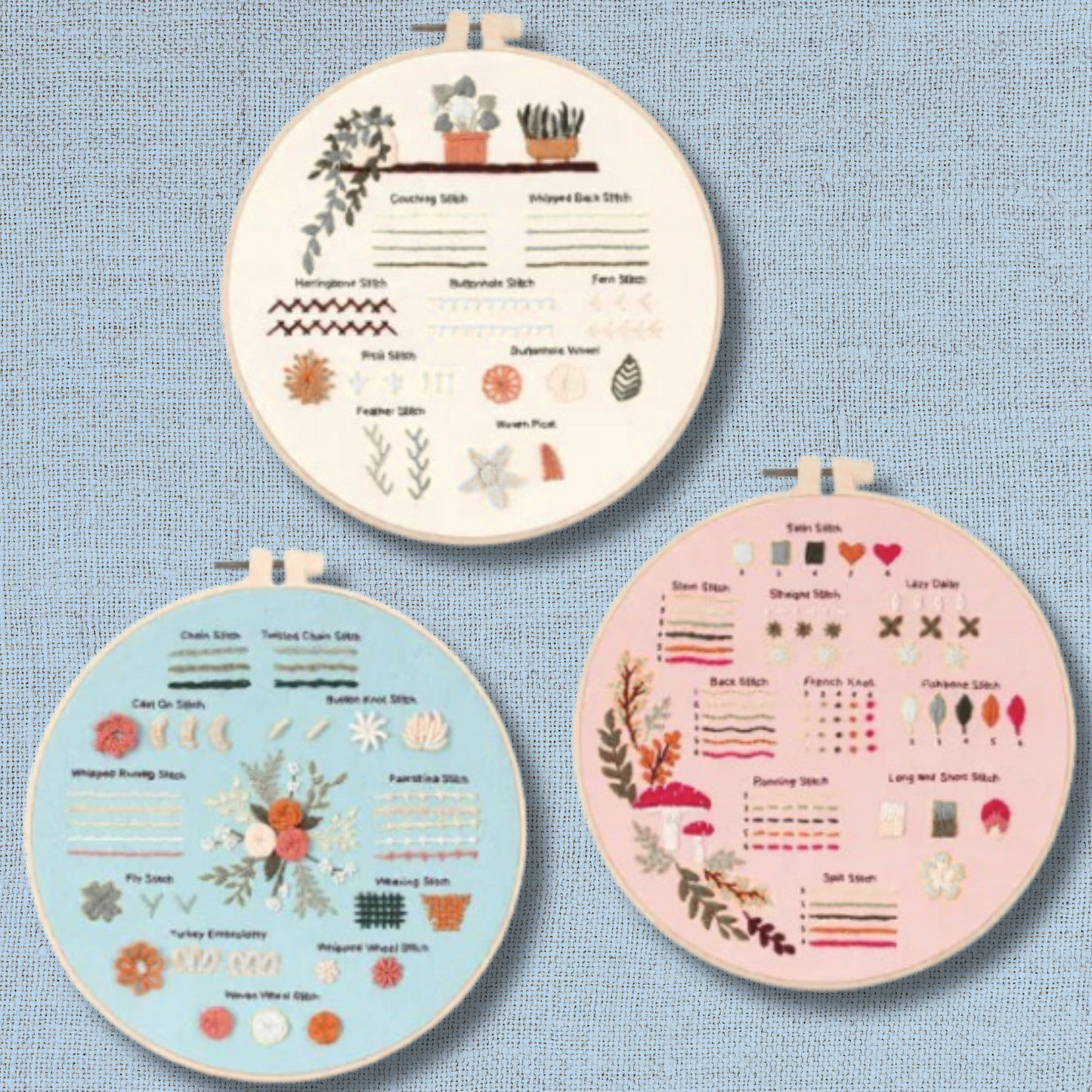 Essential Stitches Sampler Kit 2 - Stitch Along