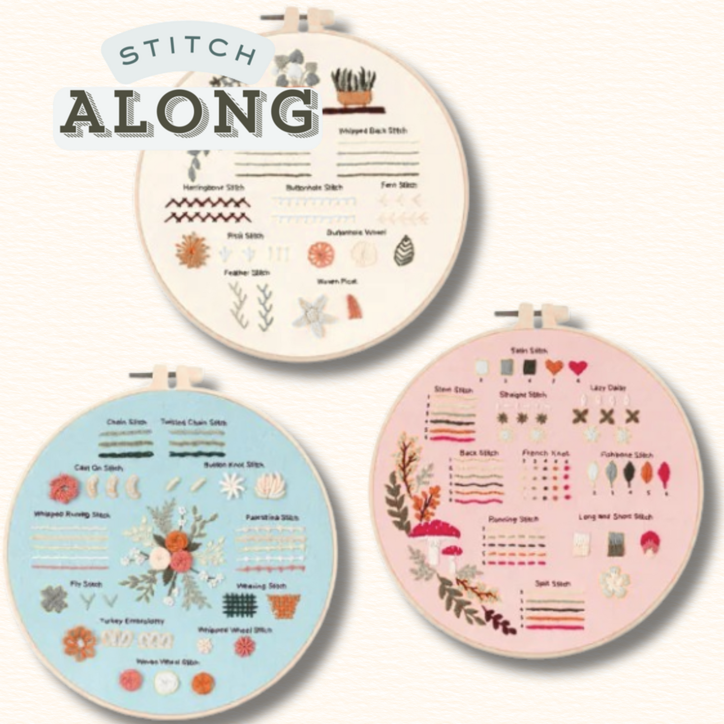 Essential Stitches Sampler Kit 2 - Stitch Along