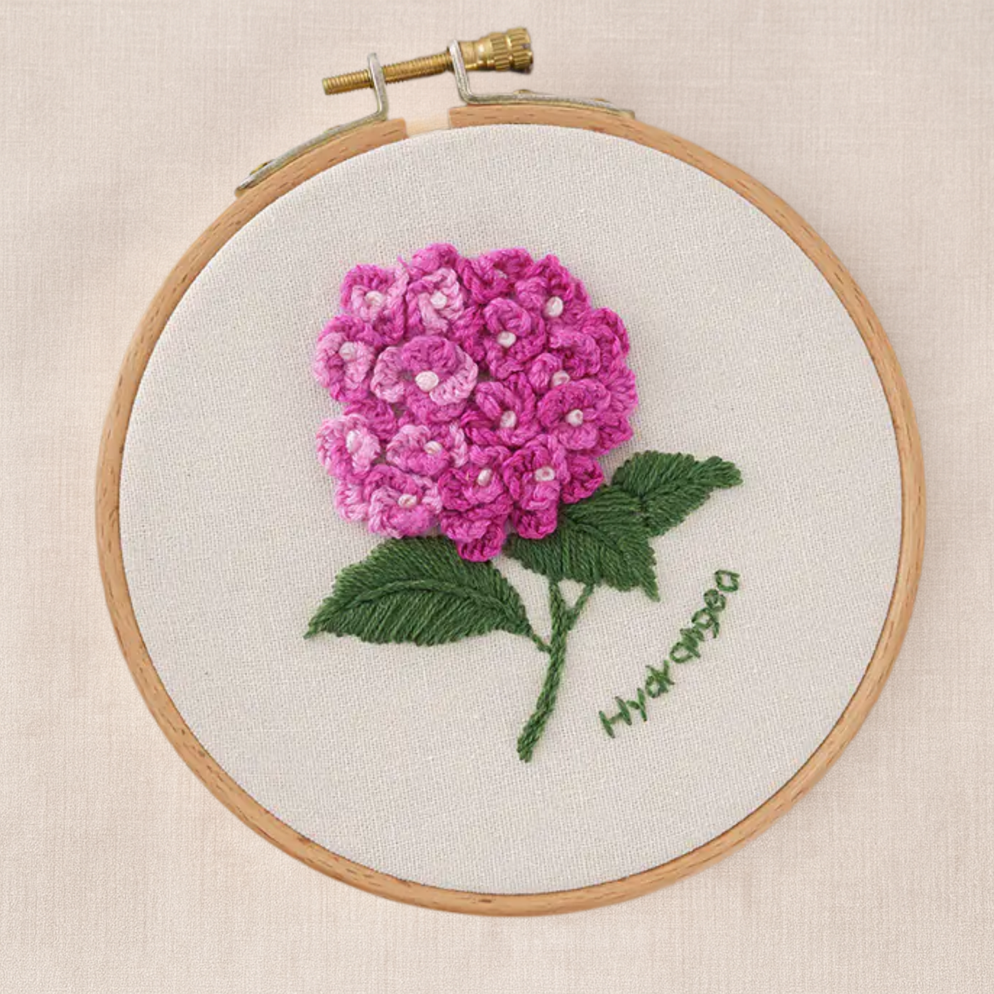 Hydrangea Embroidery Design