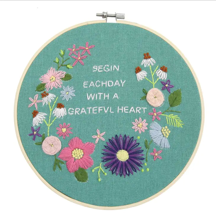 Love in Spring - DIY 3D Floral Embroidery Craft Kit – Handcrafted Design