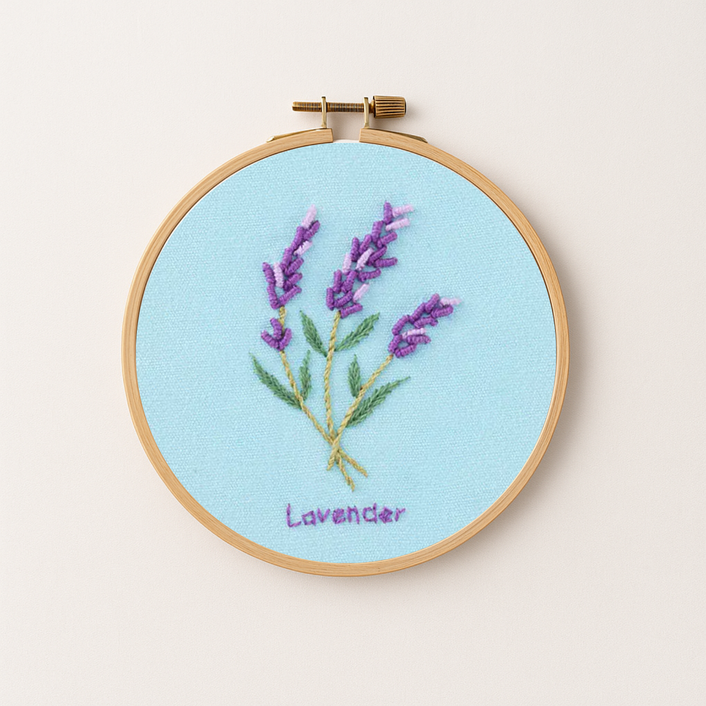 Lavender Embroidery Design