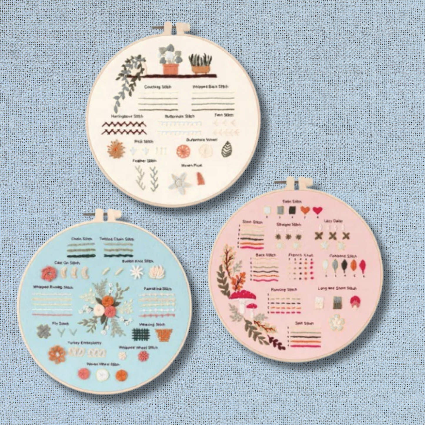 Essential Stitches Sampler Kit 2 - Stitch Along