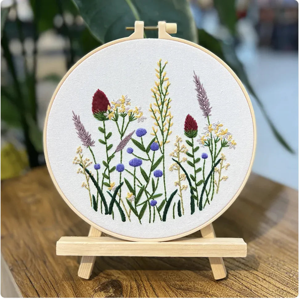 Floral DIY Embroidery Design: Danqiu π