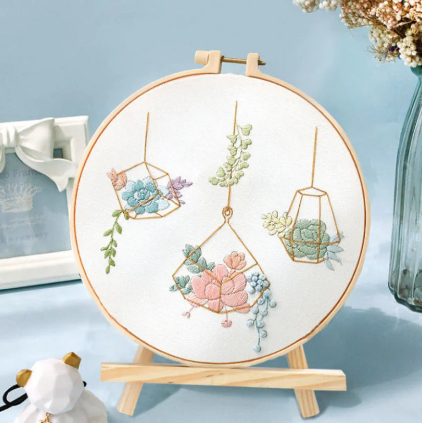 Geometry and Flowers: DIY Ribbon Kit for Beginners