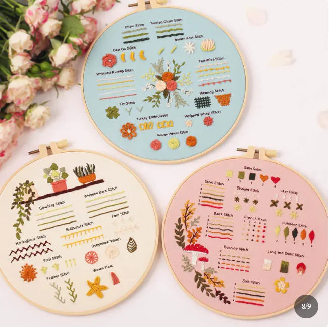 Essential Stitches Sampler Kit 2 - Stitch Along