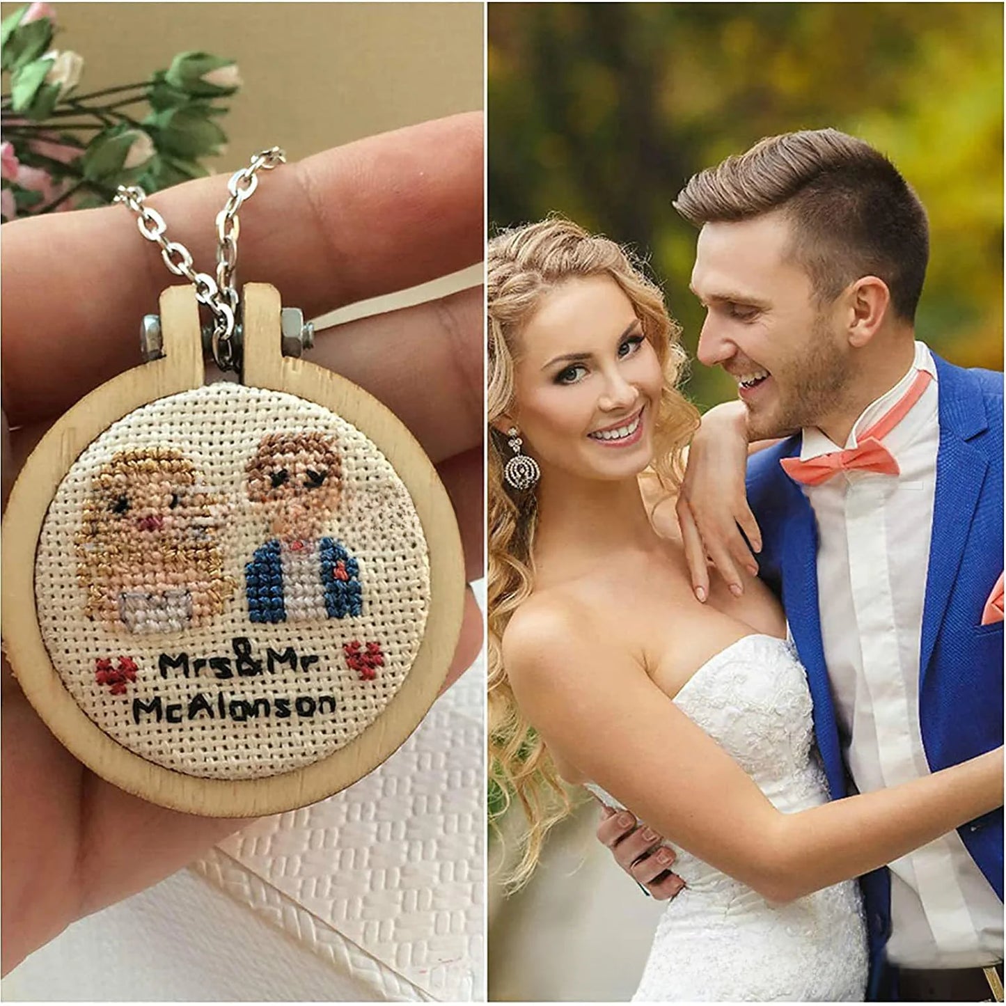 Wooden Mini Embroidery Hoop Frame for DIY Crafts