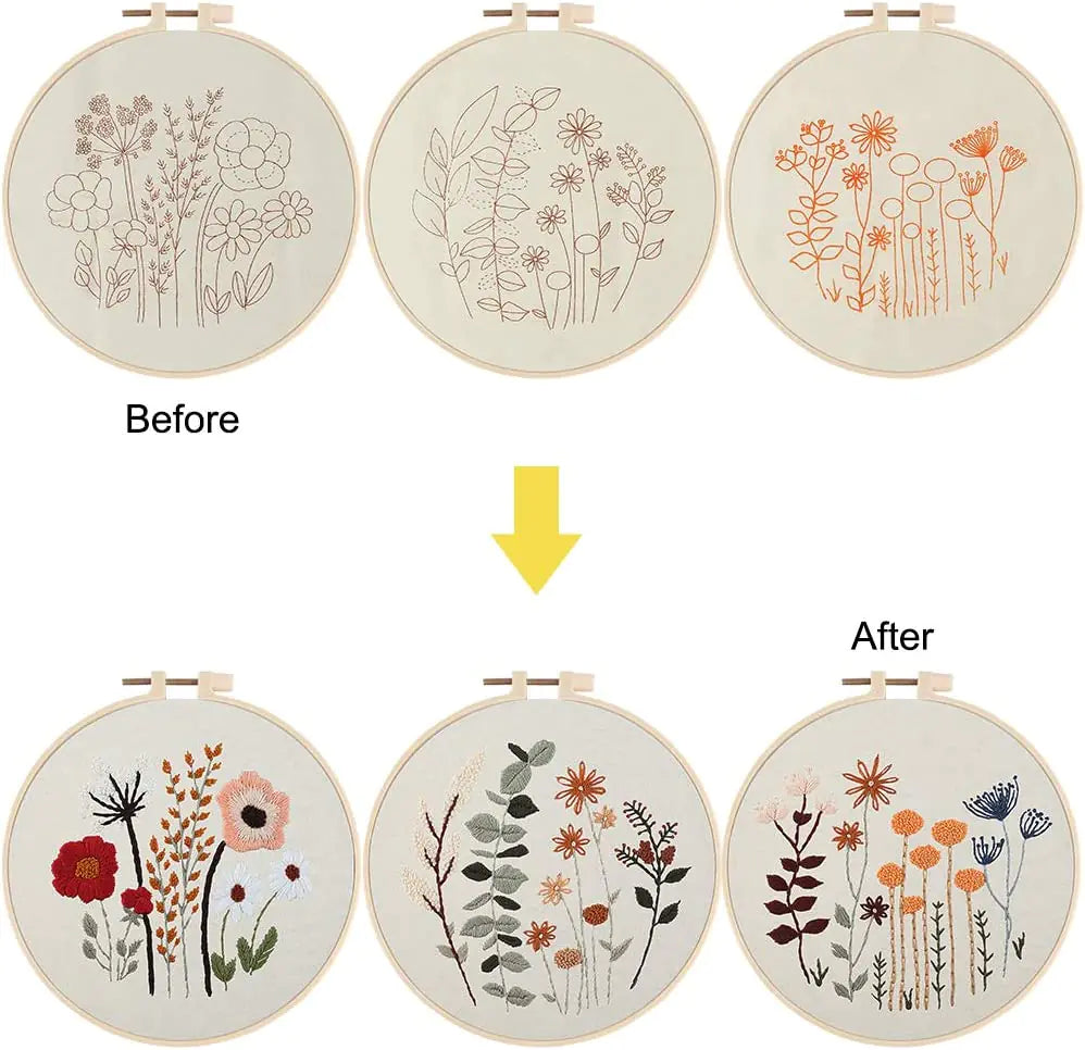 Wildflower Serenade - Beginner Embroidery Kit