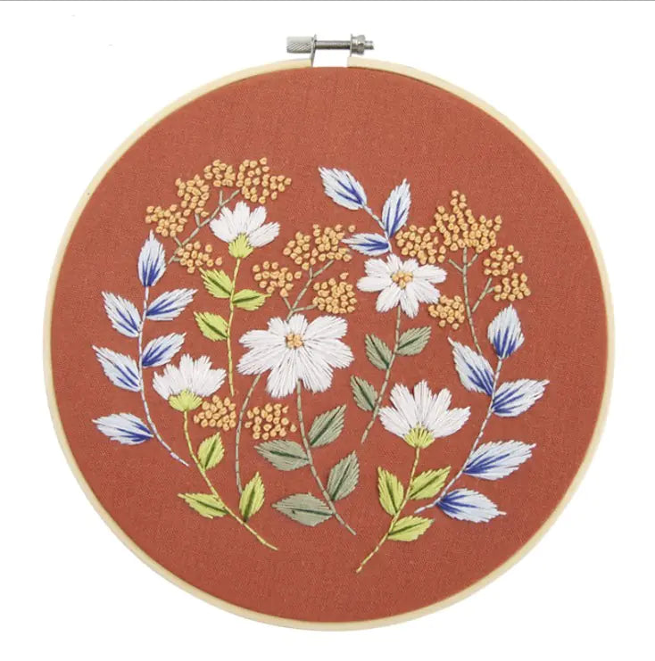 Years Like Songs: DIY 3D Floral Embroidery Craft Kit – Handcrafted Design