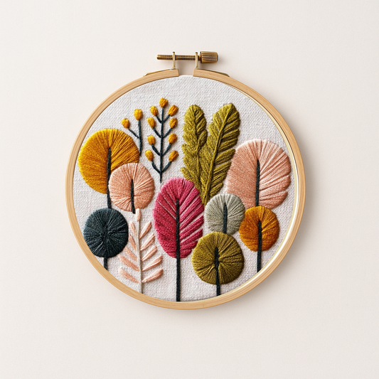 Fall Foliage Embroidery Kit