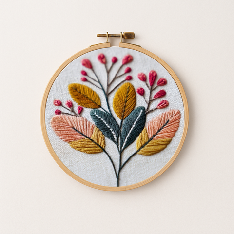 Fall Botanicals Embroidery Kit