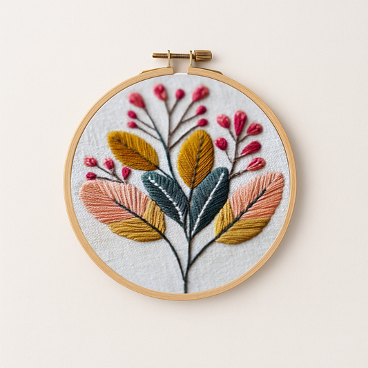 Fall Botanicals Embroidery Kit