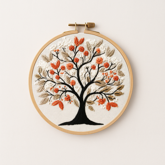Fall Tree Embroidery Kit