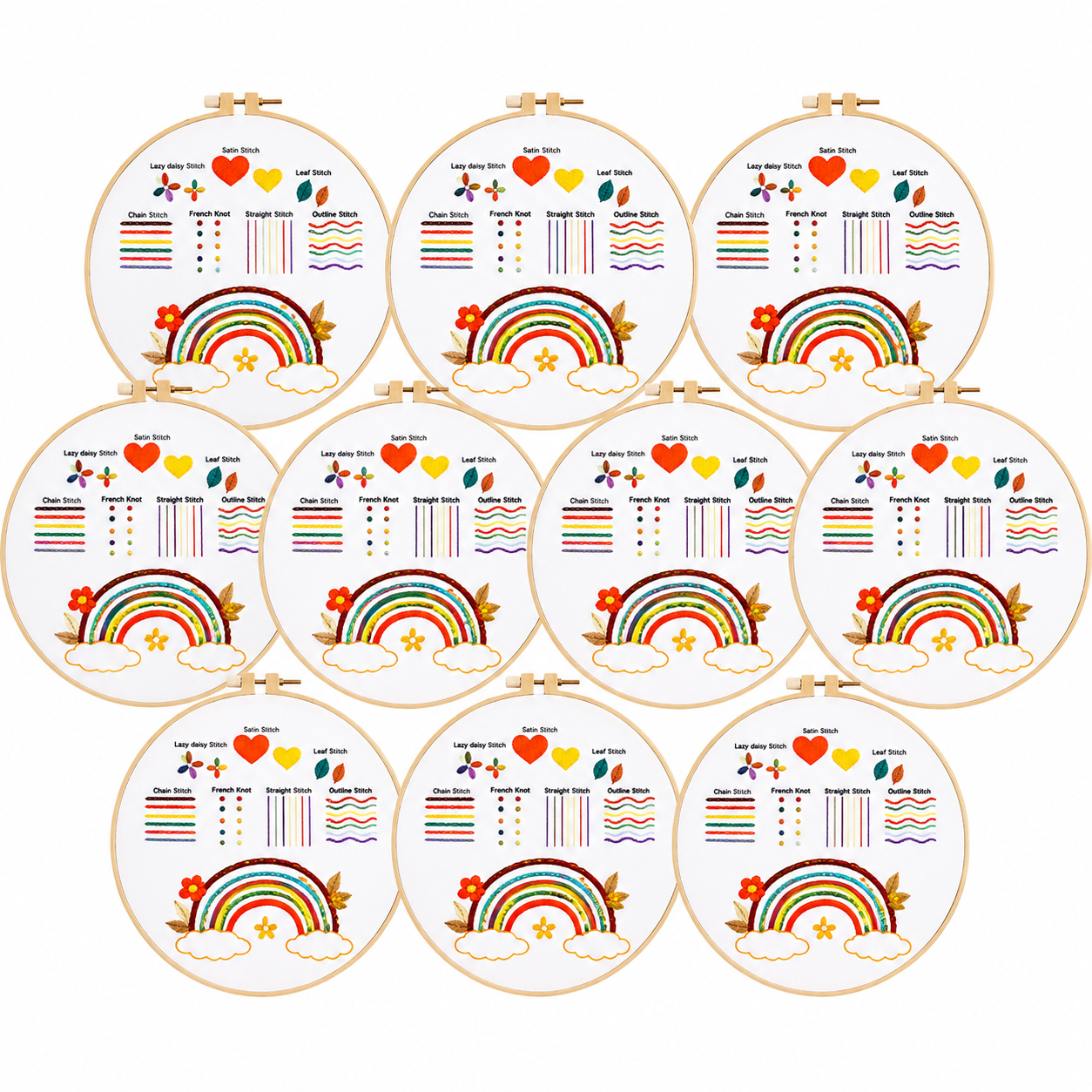 Essential Stitches Group Embroidery Pack