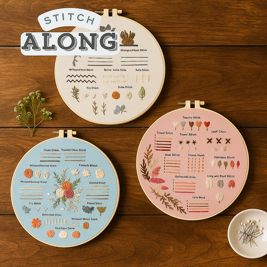 Essential Stitches Sampler Kit 2 - Stitch Along