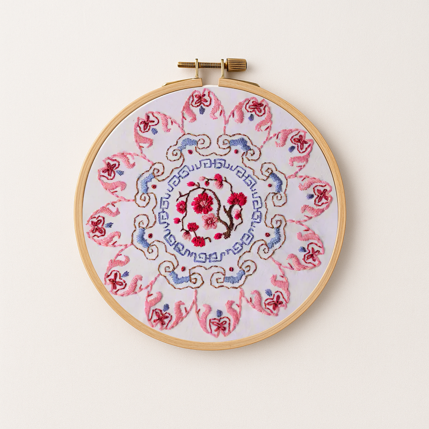 Cherry Blossom Embroidery Design