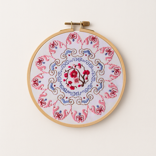 Cherry Blossom Embroidery Design