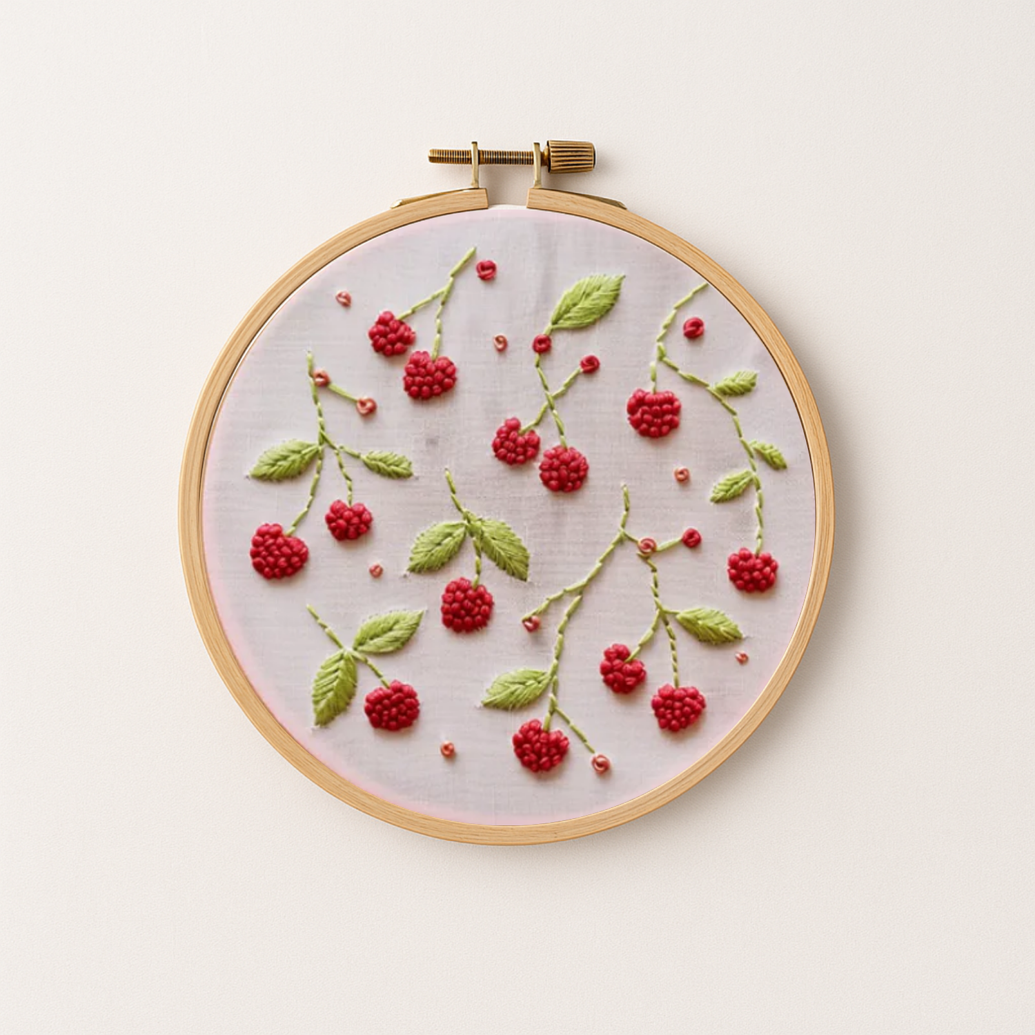 Cherry Embroidery Design