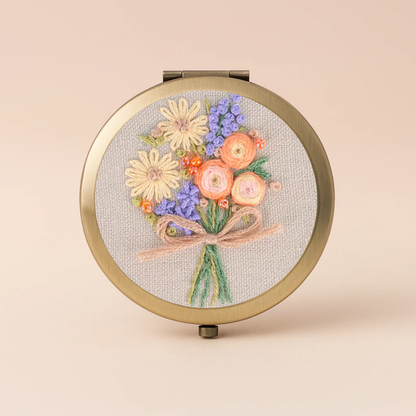 Flower Bouquet Makeup Mirror