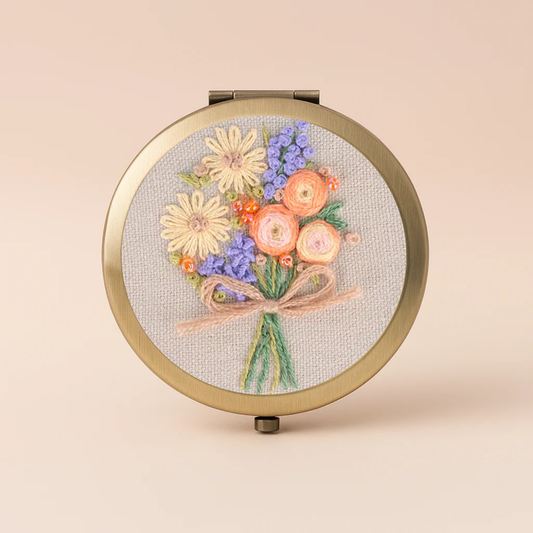 Flower Bouquet Makeup Mirror