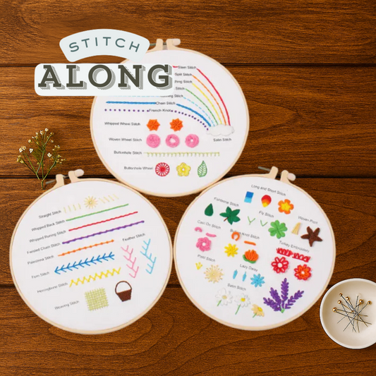 Essential Stitches Sampler Kit 1 - Stitch Along