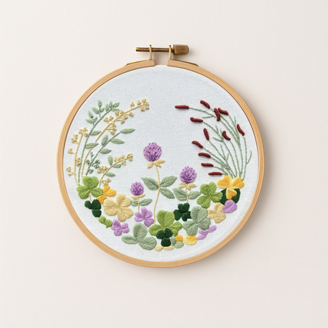 Floral Embroidery Kit