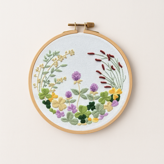 Floral Embroidery Kit