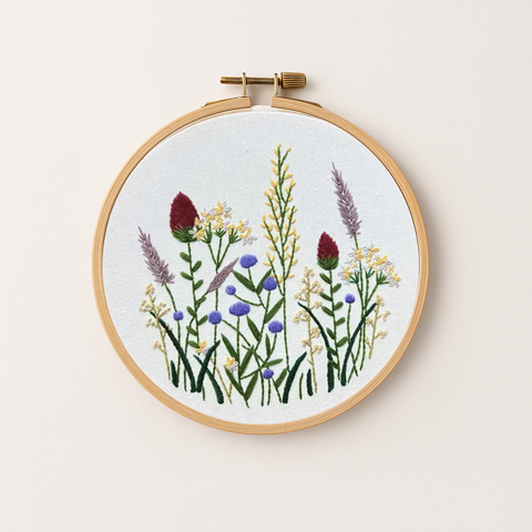 Floral Embroidery Kit