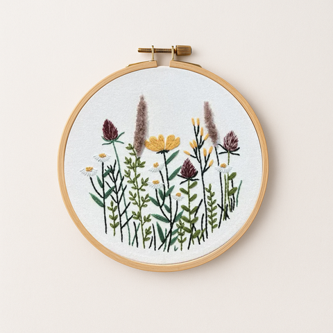 Floral Embroidery Kit