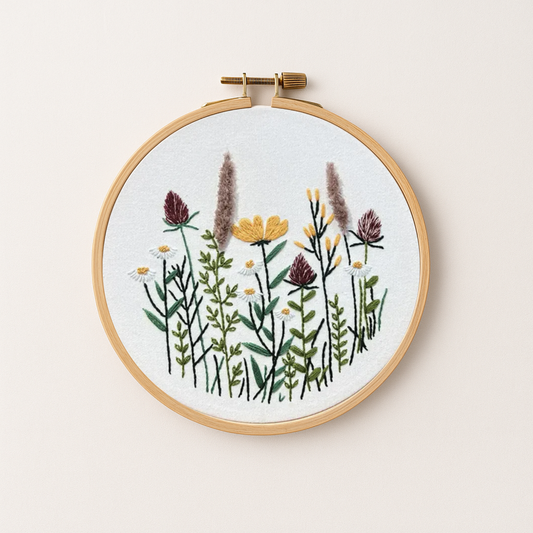 Floral Embroidery Kit
