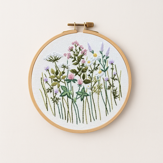 Floral Embroidery Kit