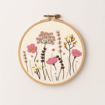 Hoop with floral design