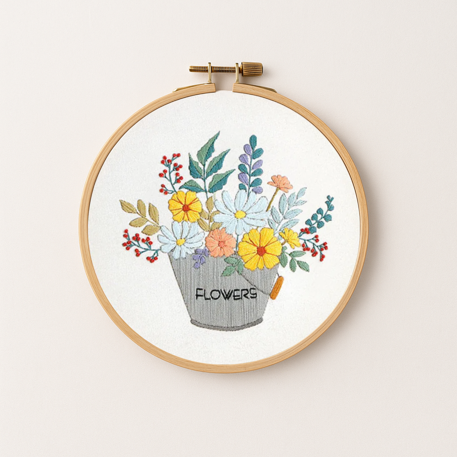 Flowers Embroidery Kit