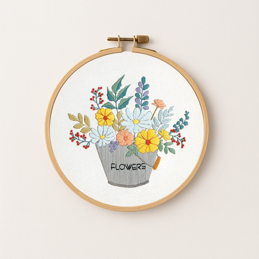 Flowers Embroidery Kit