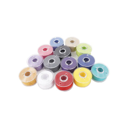 36-Pocket Bobbin Case with 36-Color Sewing Thread Set