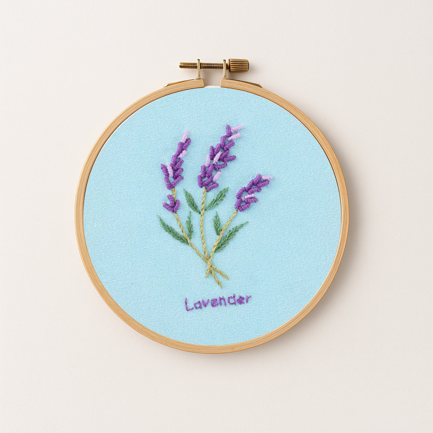 Lavender Embroidery Design