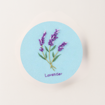 Lavender embroidery design