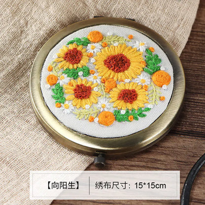 Xiangyang Flower - DIY Embroidery Kit for Makeup Mirror