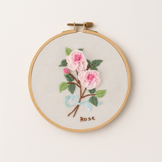 Rose Embroidery Design