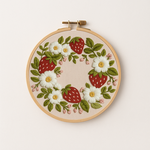 Strawberry wreath