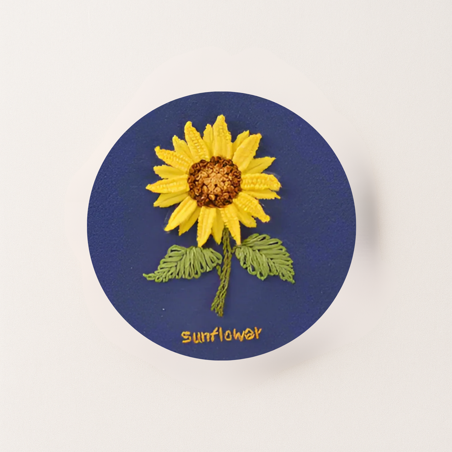 Sunflower Embroidery Design