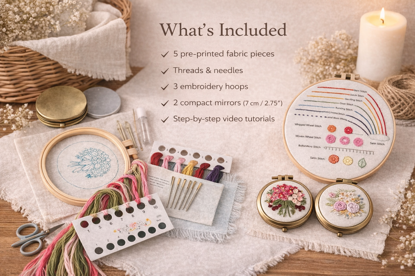 Learn and Stitch Mirror Bundle