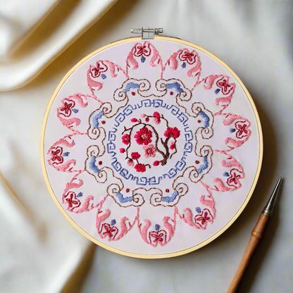 Cherry Blossom DIY Embroidery Starter Kit – A Beautiful Beginning for Beginner Crafters